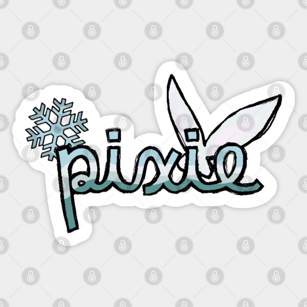 Winter Pixie Sticker by TreyLemons